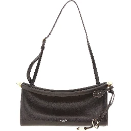 Leather small 'Le Click East West' bag