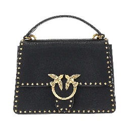 Leather bag with Love Birds buckle