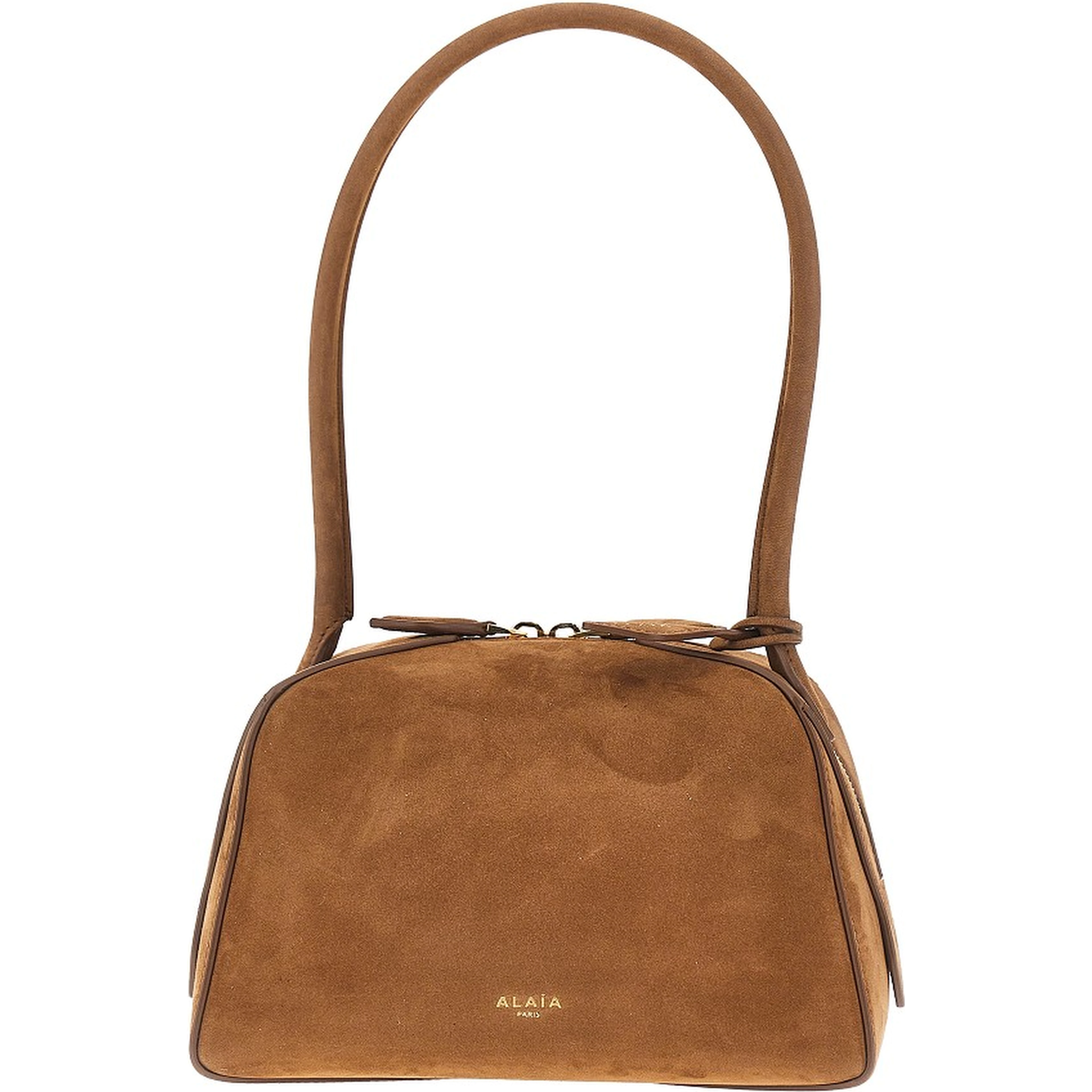Nubuck leather small 'Le Bouledogue' bag