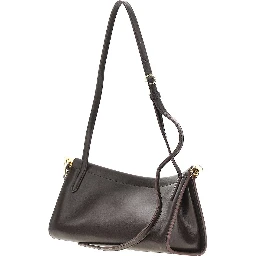 Leather small 'Le Click East West' bag