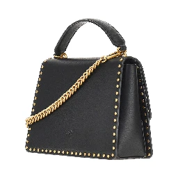 Leather bag with Love Birds buckle