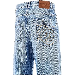 Distressed denim Over pants