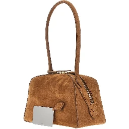 Nubuck leather small 'Le Bouledogue' bag