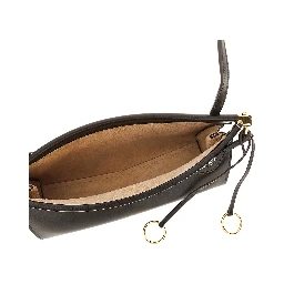 Leather small 'Le Click East West' bag