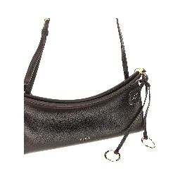 Leather small 'Le Click East West' bag