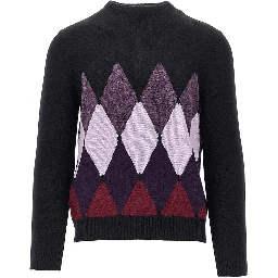 Cashmere lozenge sweater