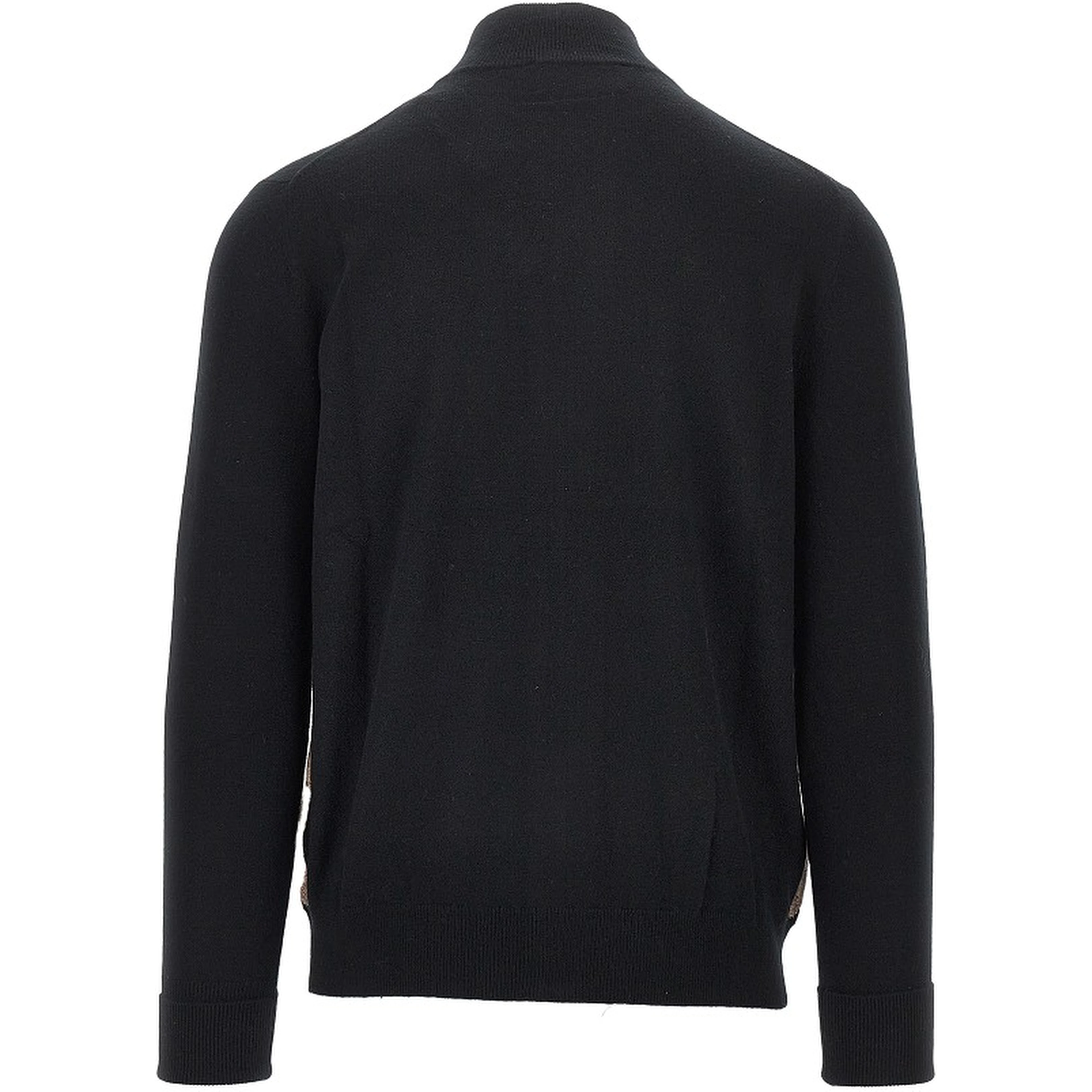Diamond-shaped cashmere cardigan