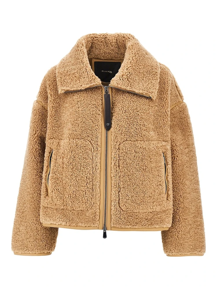 Faux shearling jacket