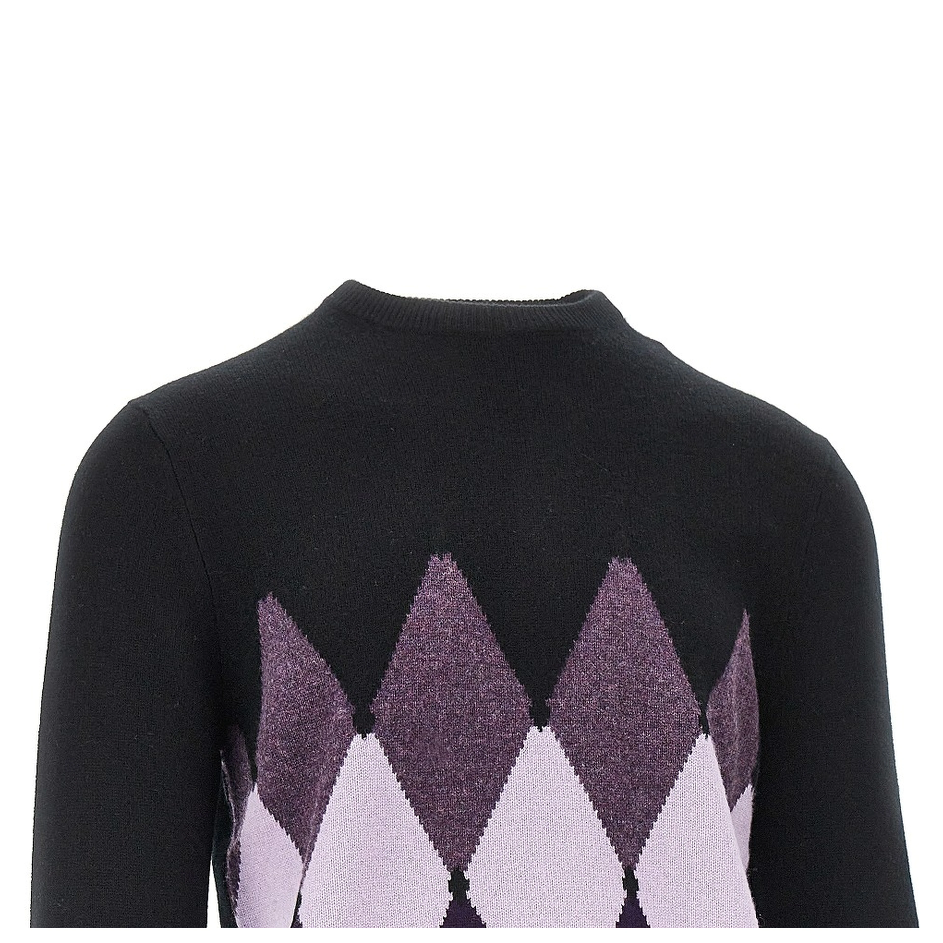 Cashmere lozenge sweater
