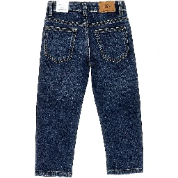 Stretch denim pants