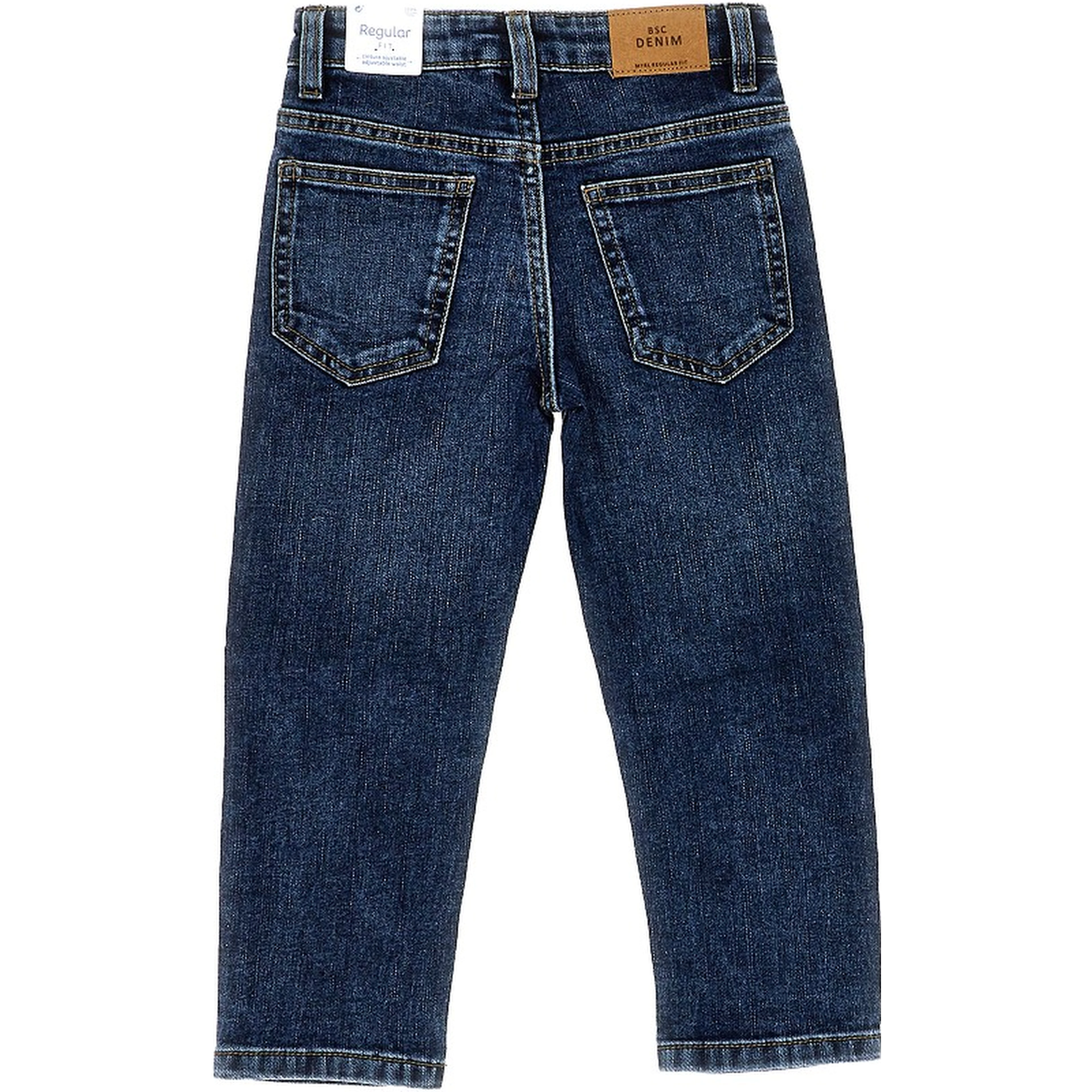 Stretch denim pants