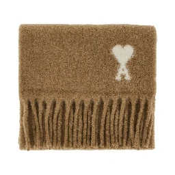 'Ami de Coeur' alpaca-blend scarf