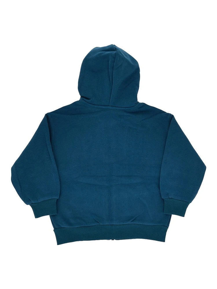 Printed full-zip hoodie alternative