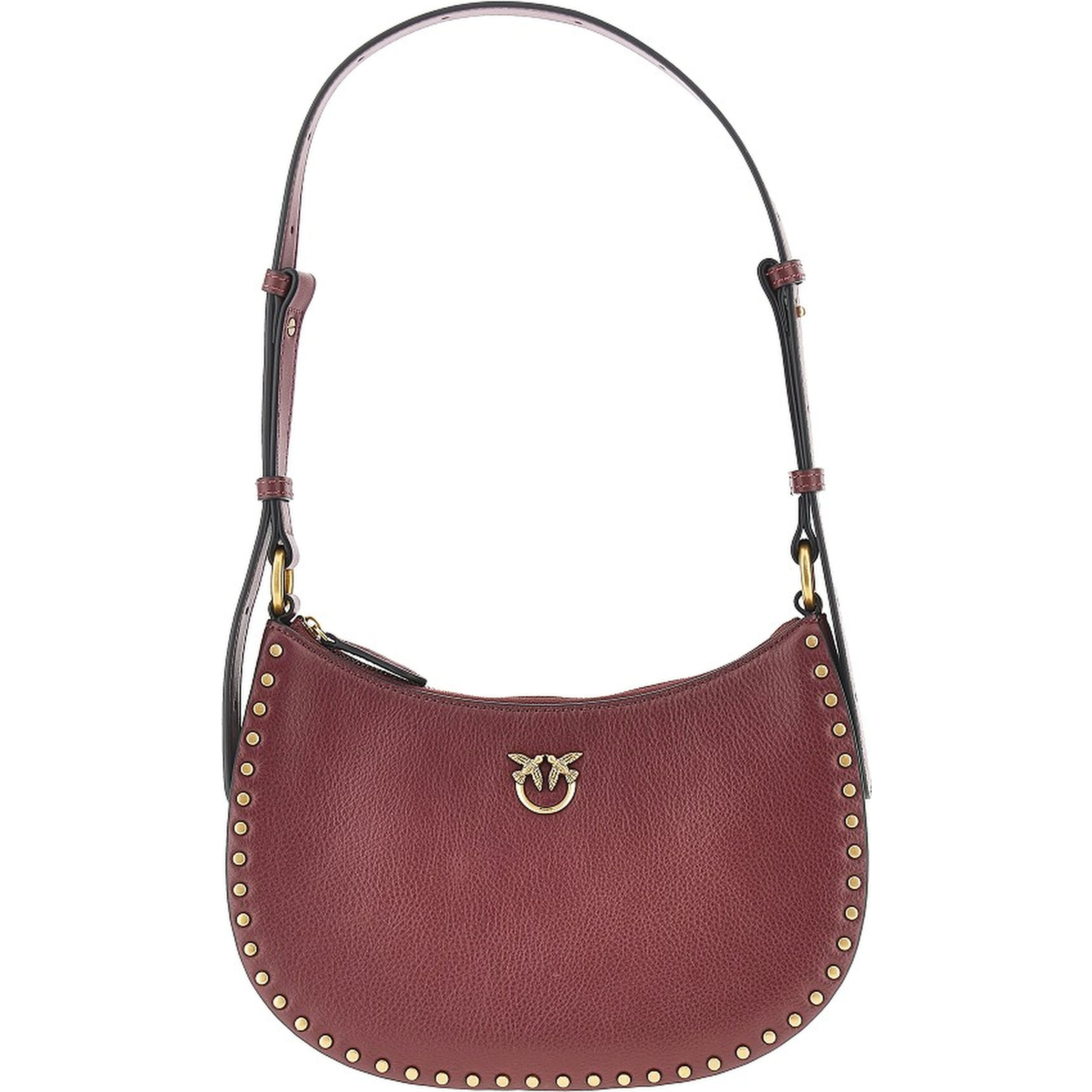 Leather 'Mini Half Moon' shoulder bag