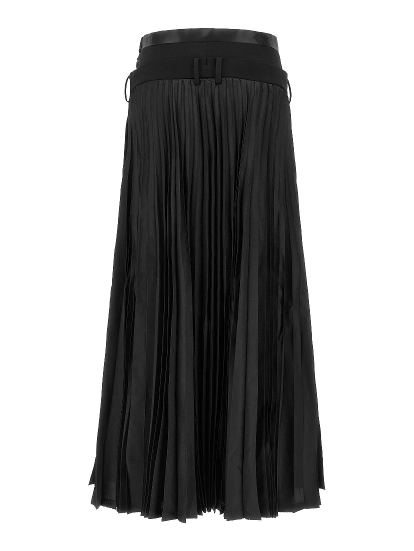 Black Wool Casual Pants