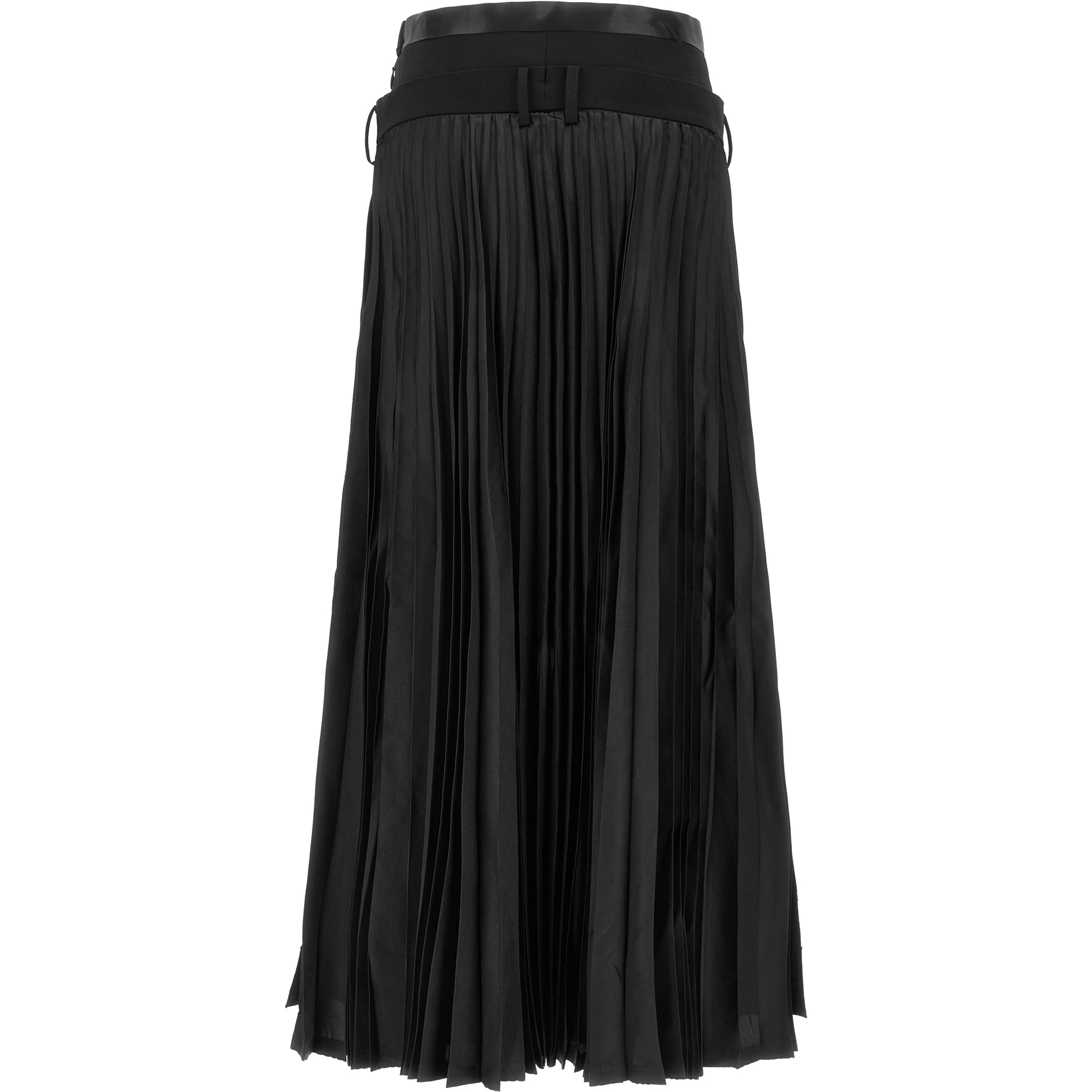 Black Wool Casual Pants