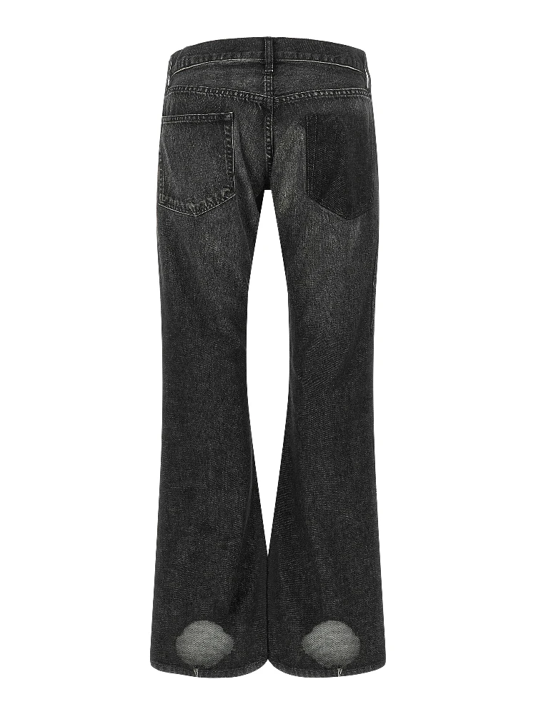 Black Cotton Flared Jeans alternative
