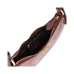 Leather 'Mini Half Moon' shoulder bag