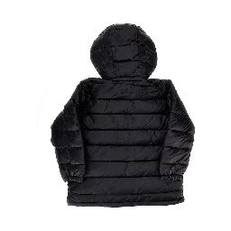 Padded nylon hooded jacket
