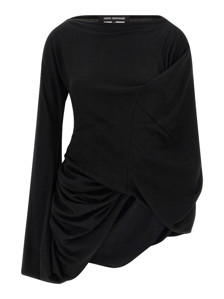 Black Wool Blouse