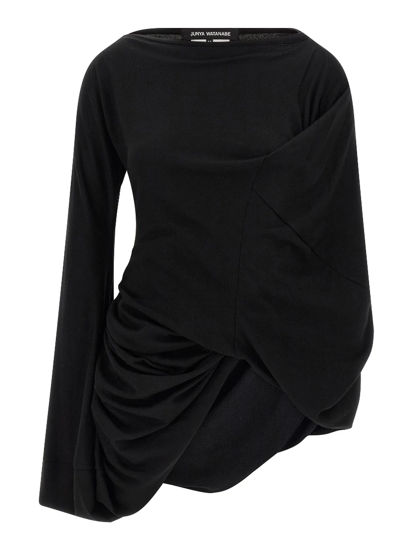 Black Wool Blouse