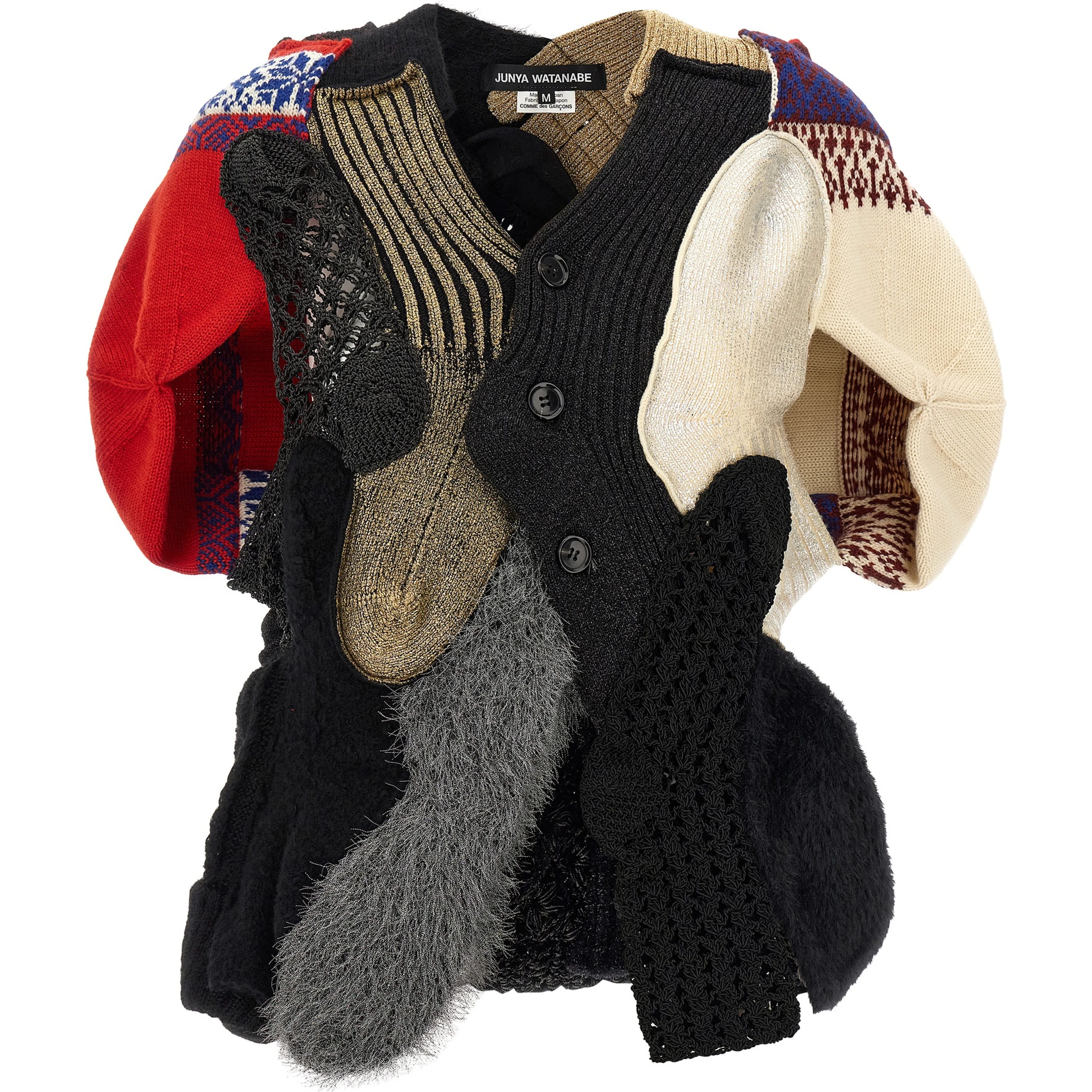 Multicolor Wool Cardigan