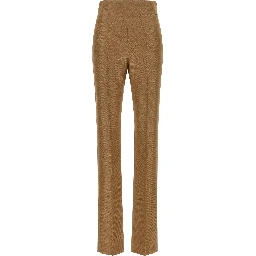 Beige Virgin Wool Dress Pants