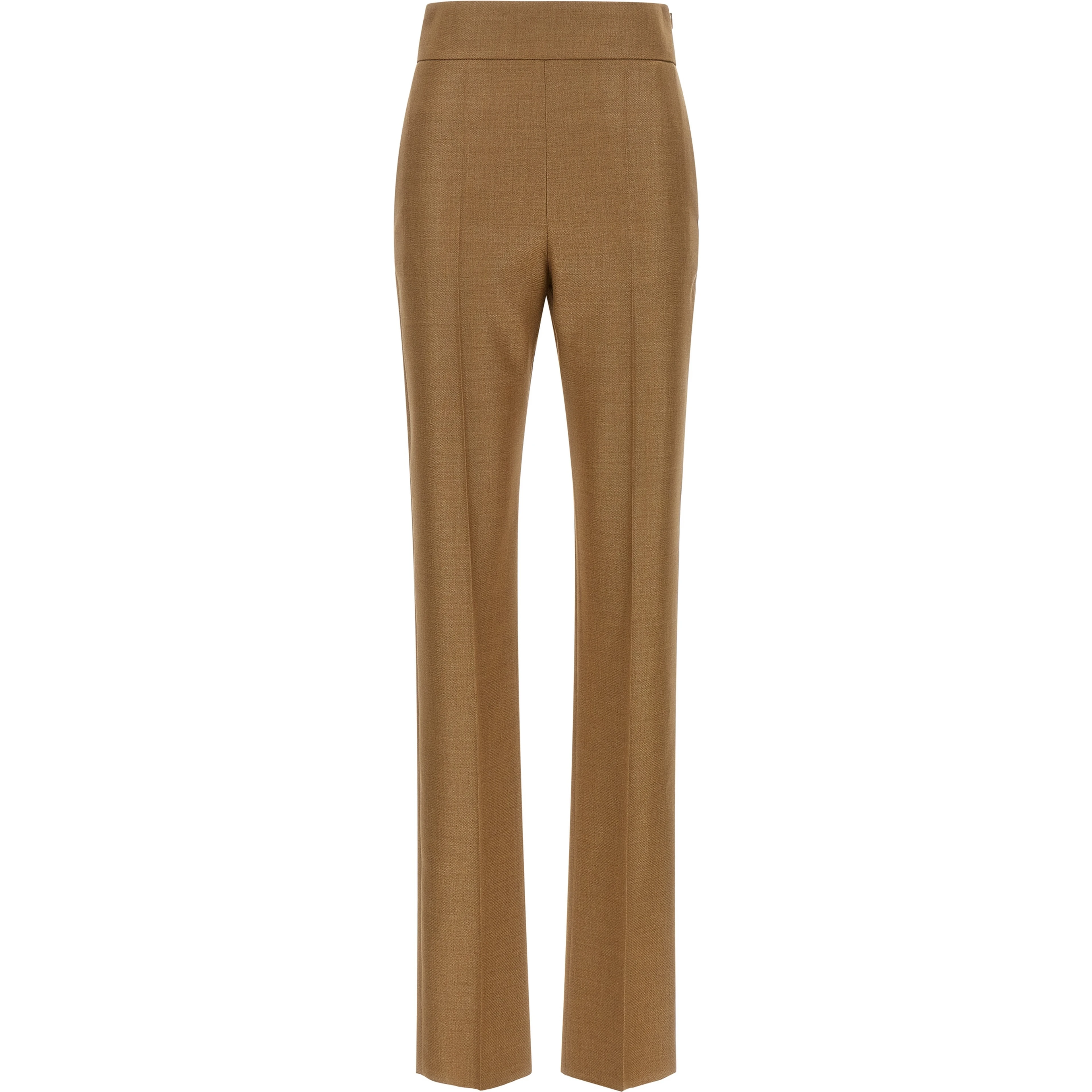 Beige Virgin Wool Dress Pants