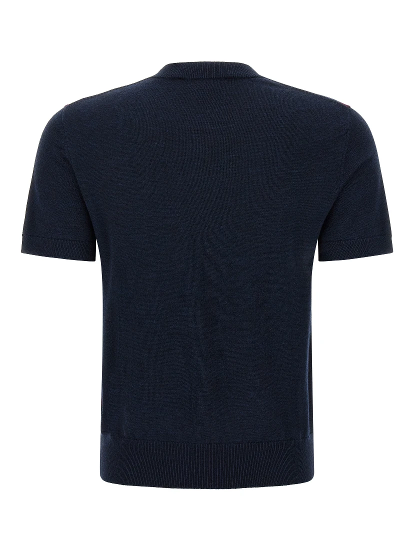 Blue Wool Cardigan