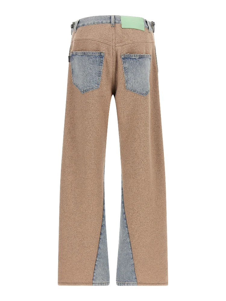 Multicolor Cotton Straight-Leg Jeans alternative