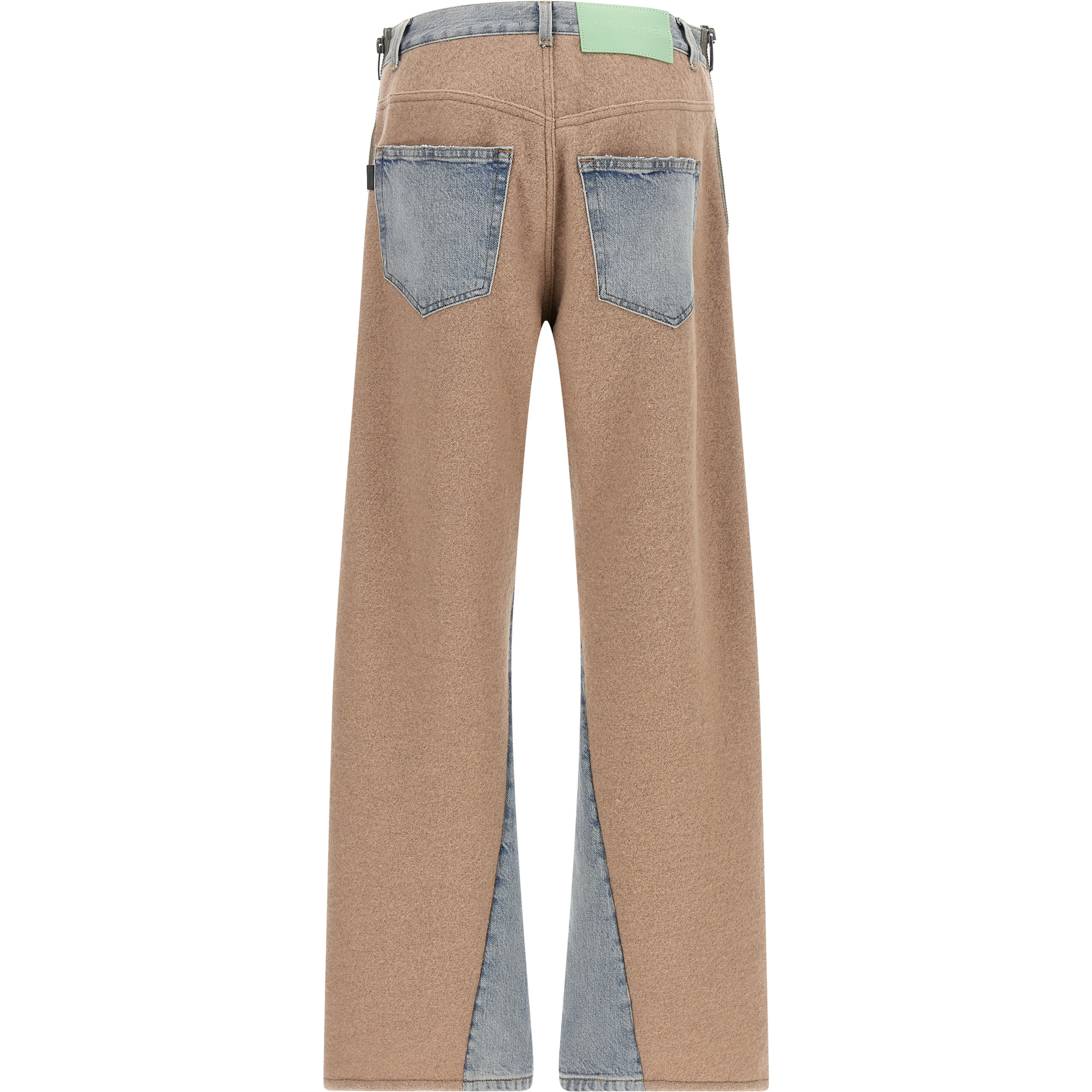 Multicolor Cotton Straight-Leg Jeans