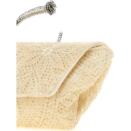 White Silk Clutch Bag