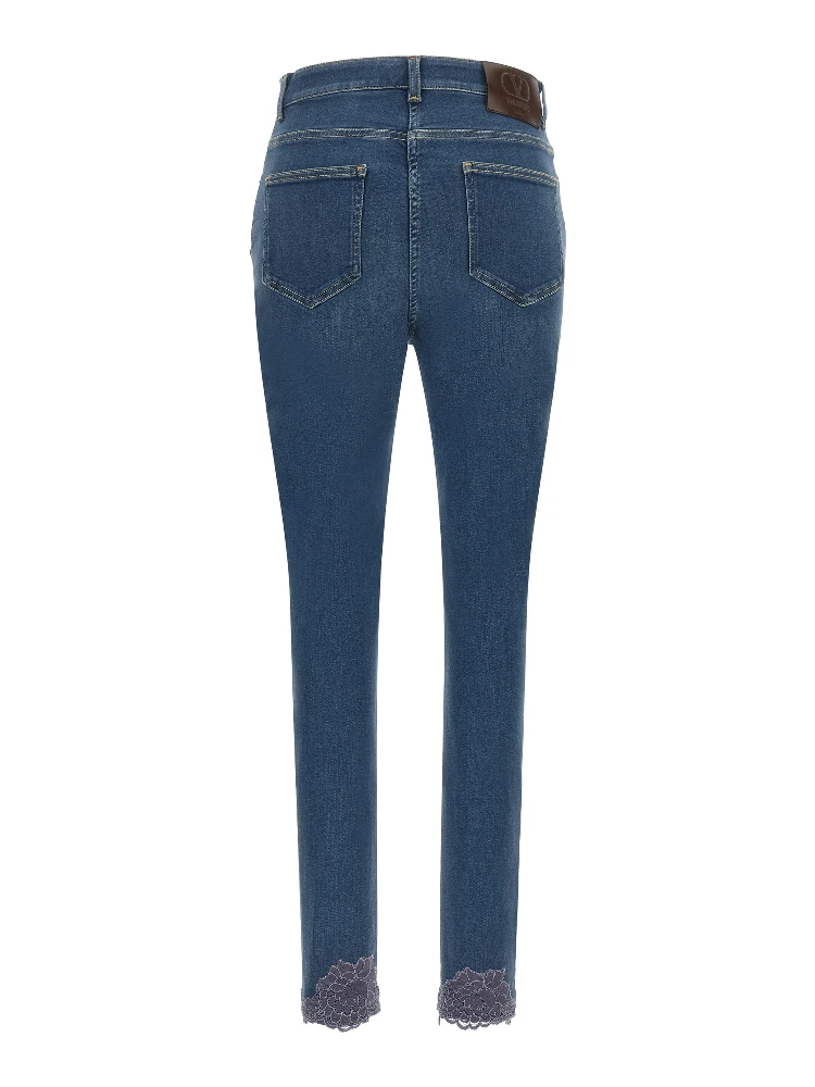 Blue Lamb Fur High-Waisted Jean alternative