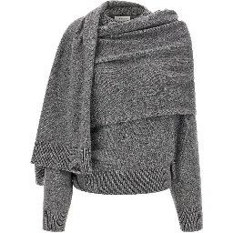 Gray Wool Cardigan