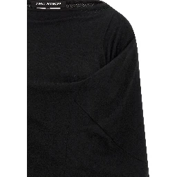 Black Wool Blouse