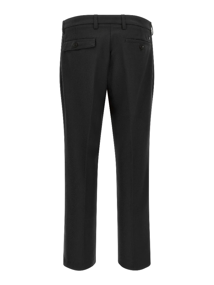 Black Polyester Chino Pants alternative