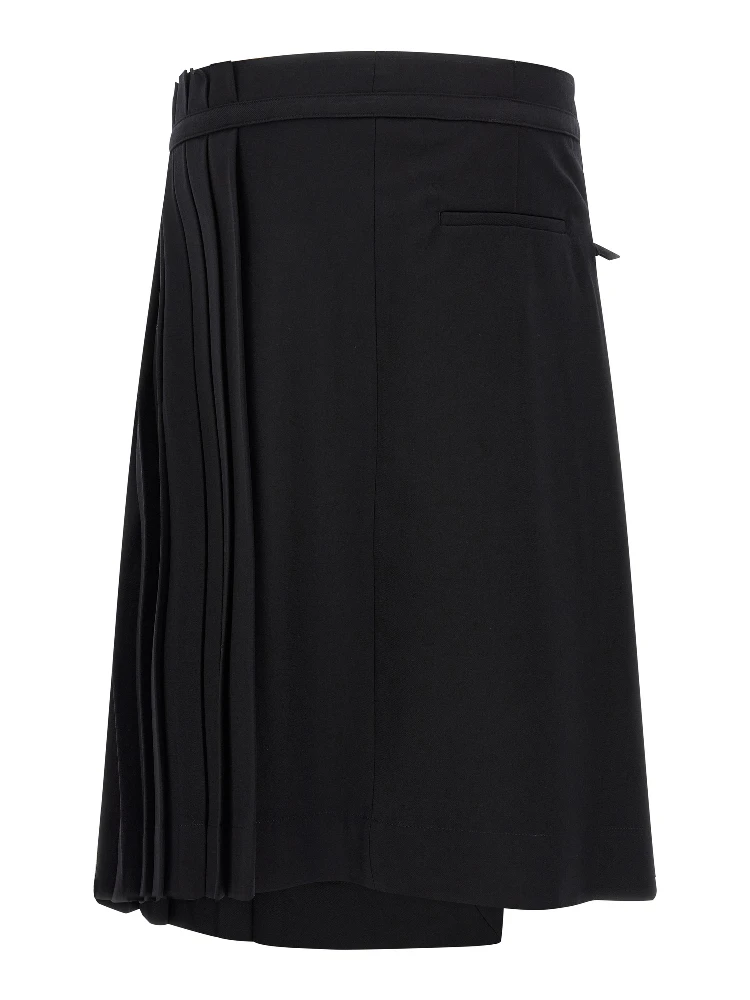Black Wool Long Skirt alternative