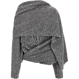 Gray Wool Cardigan