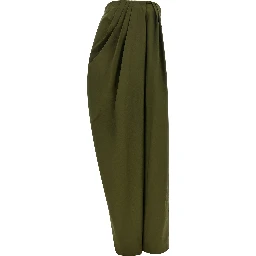 Bicolor Cotton Long Dress