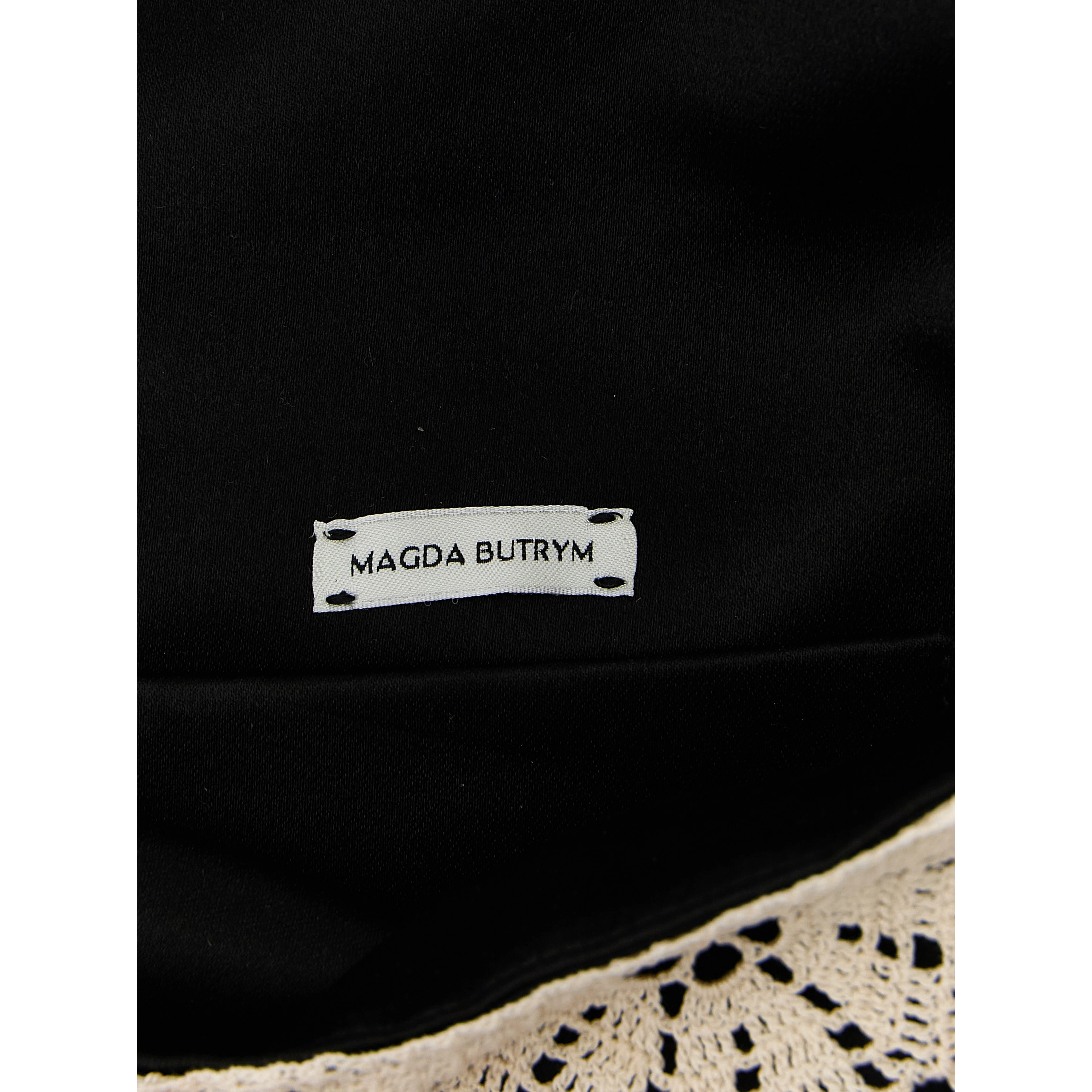 Bicolor Silk Clutch Bag