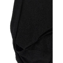 Black Wool Blouse