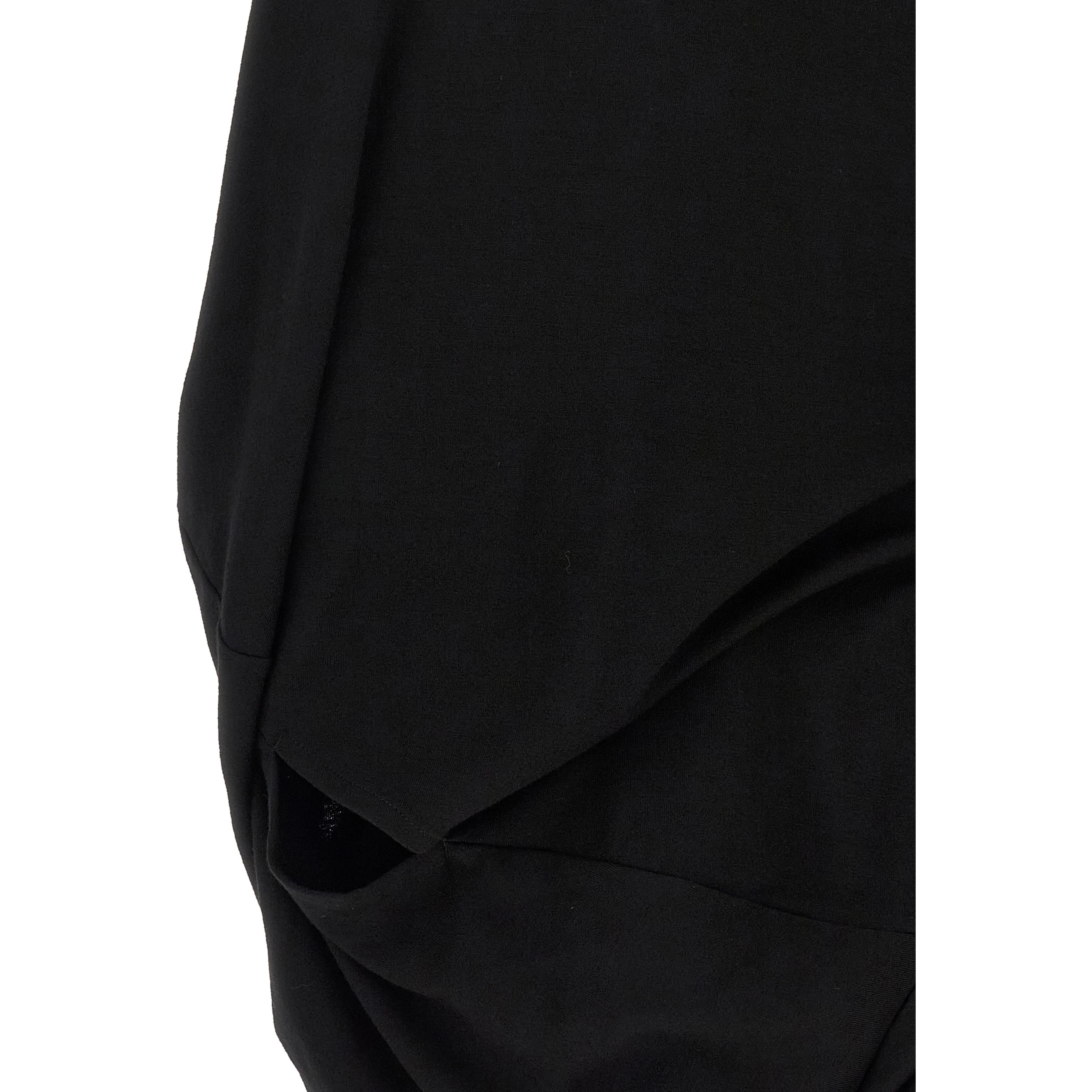 Black Wool Blouse