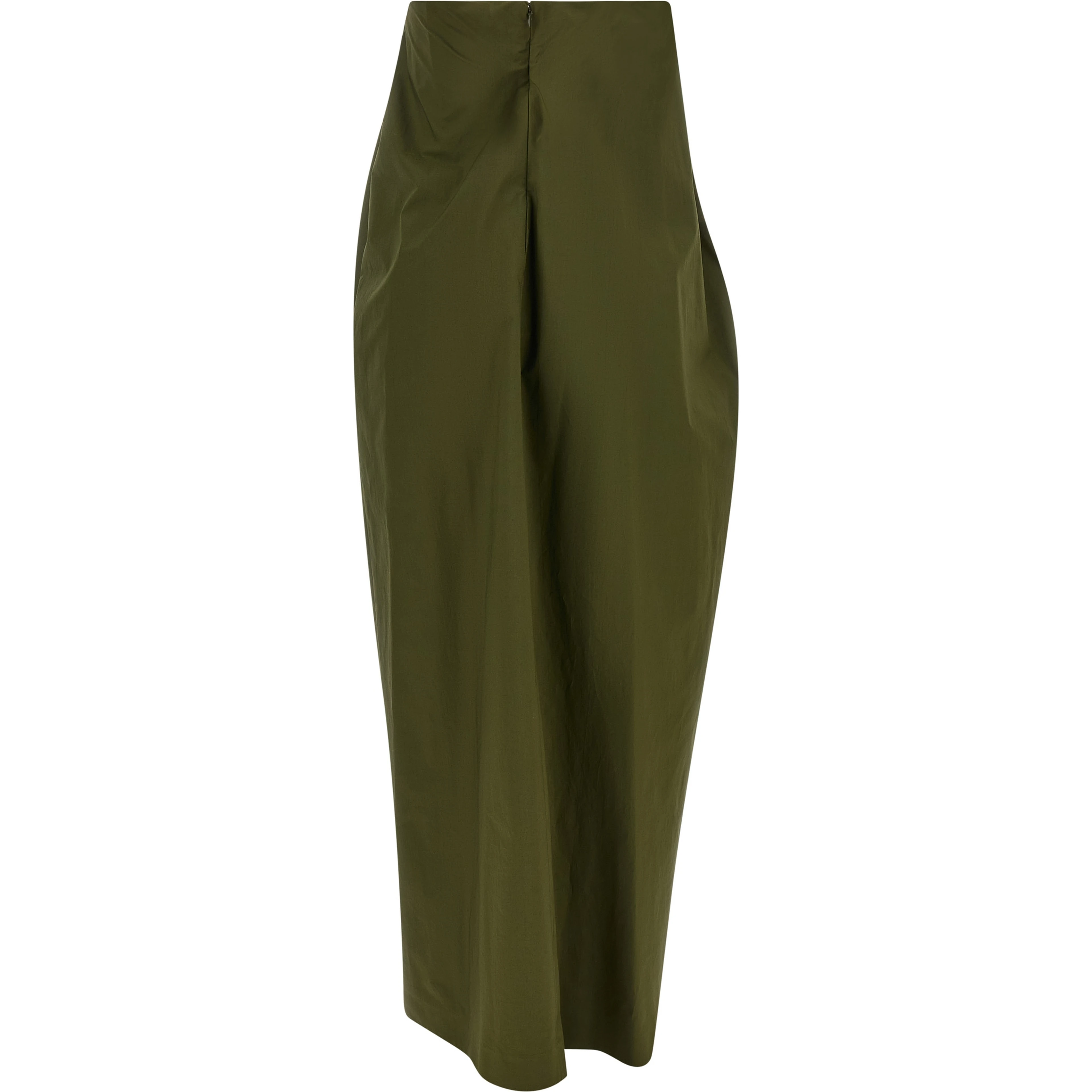 Bicolor Cotton Long Dress