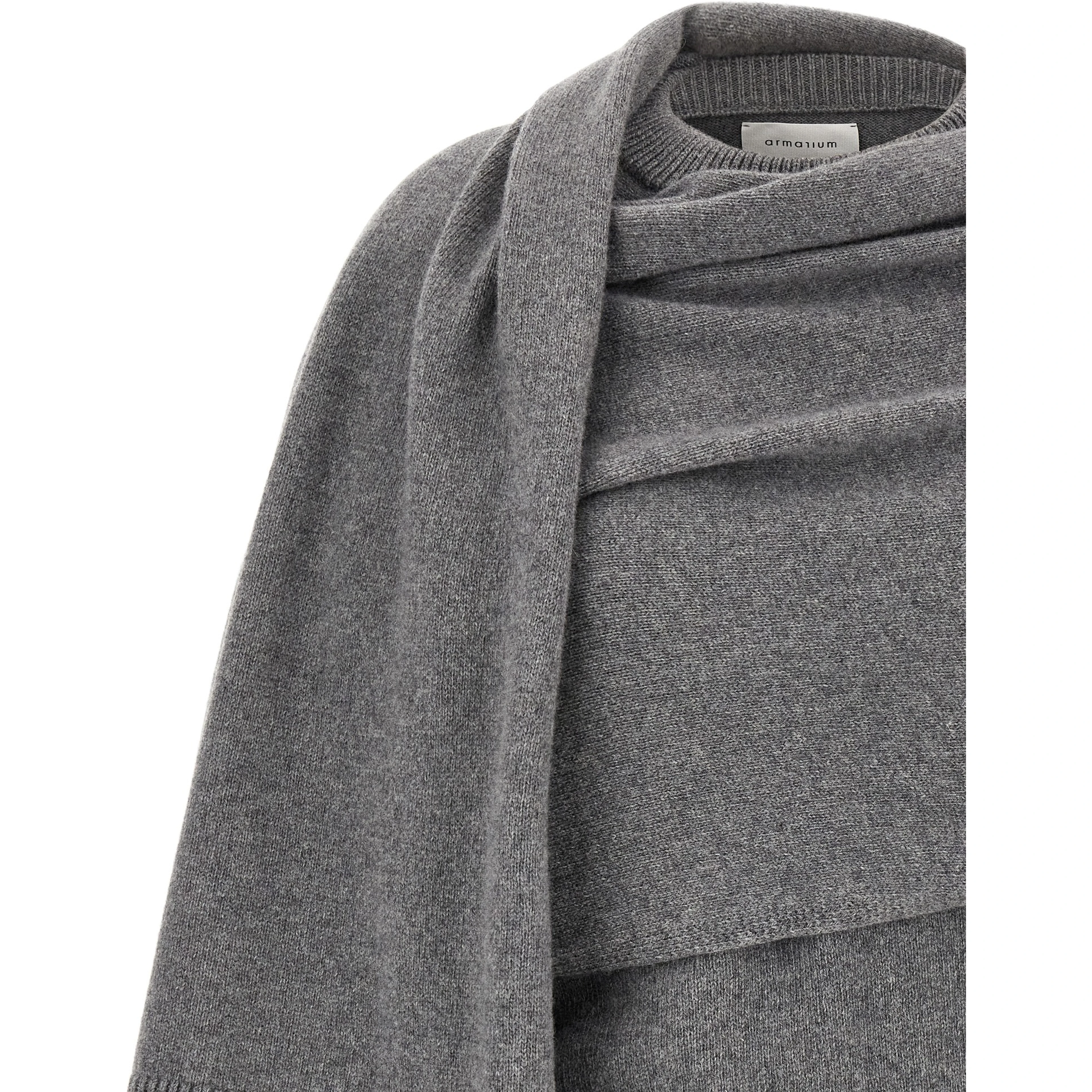 Gray Wool Cardigan