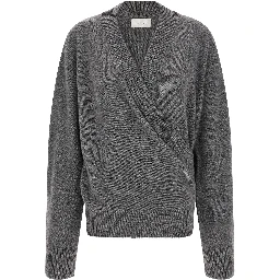 Gray Wool Cardigan