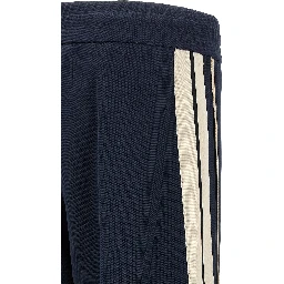 Blue Polyester Joggers (Workout Pants)