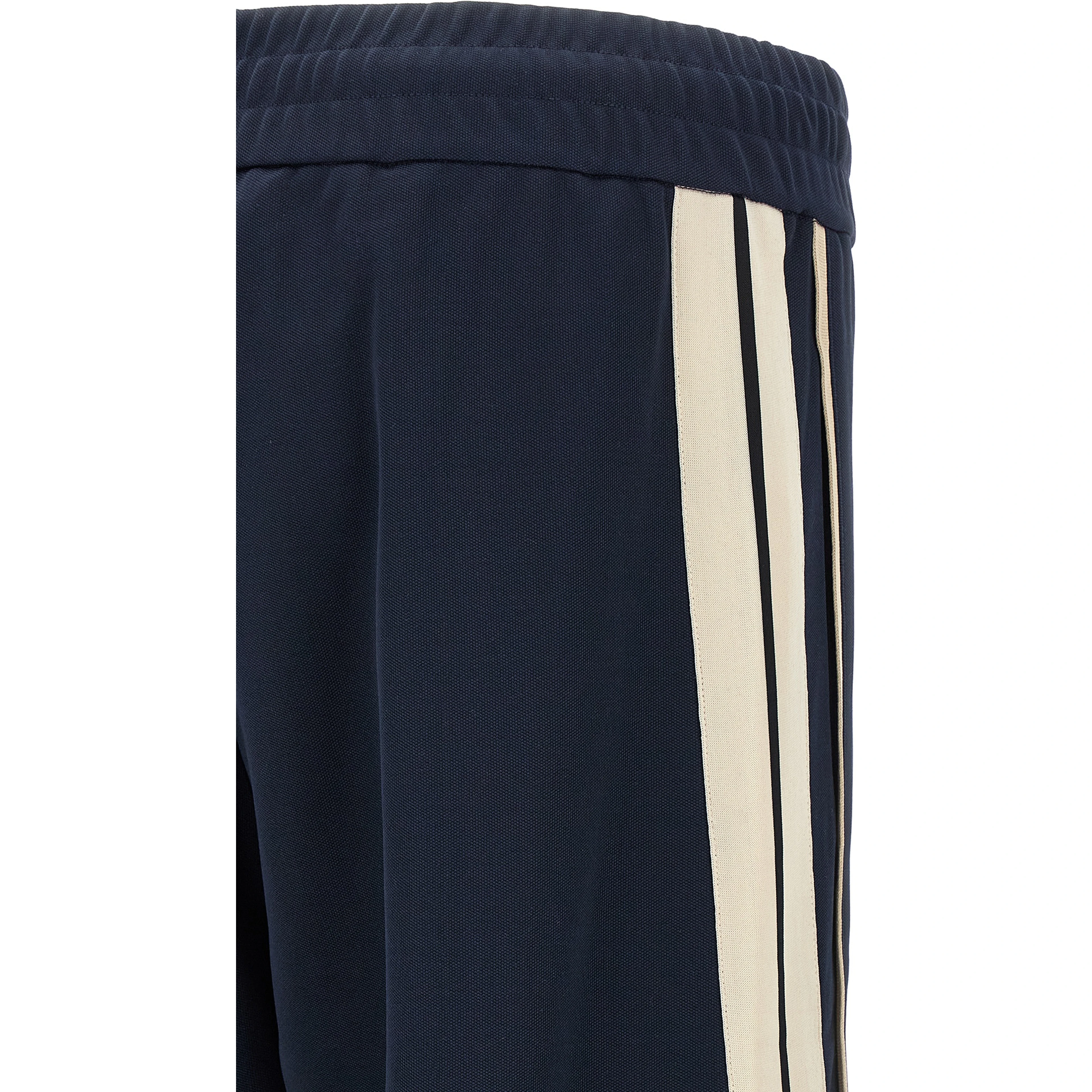 Blue Polyester Joggers (Workout Pants)