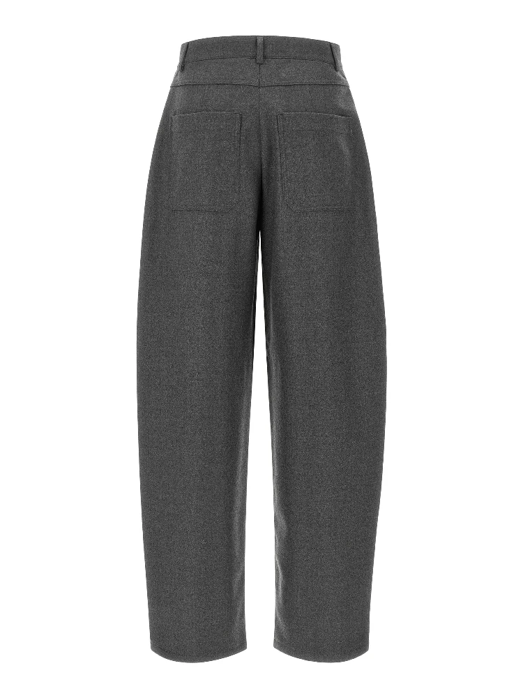 Gray Virgin Wool Casual Pants alternative