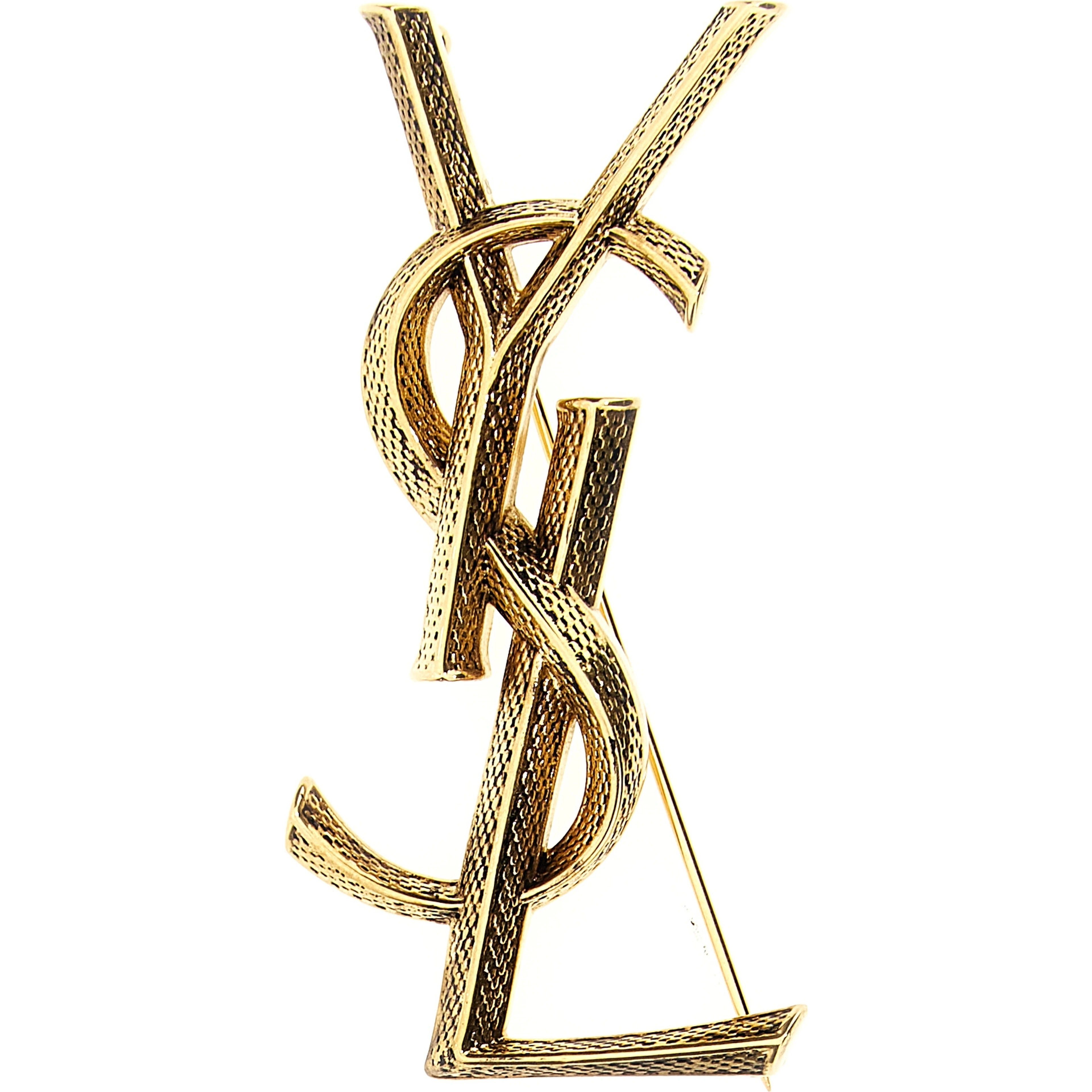 Gold Brass Broch