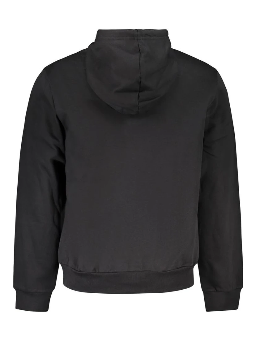 Black Cotton Men's Sweatshirt